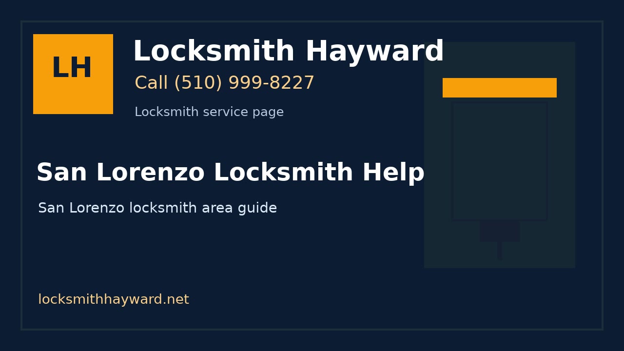 San Lorenzo Locksmith Help | Locksmith Hayward image for Locksmith Hayward